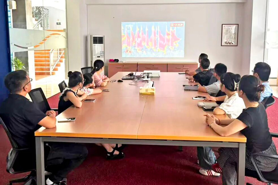 Party Building News | Ningbo Taimao Party Branch organized to watch the live broadcast of the military parade marking the 80th anniversary of the victory of the Anti-Japanese War 